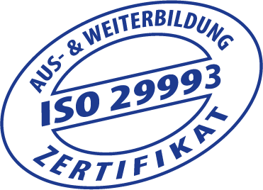 ISO 29993 Qualitätszertifikat_blau